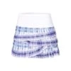 Batik Pleated Scallop Skirt Women