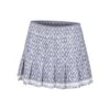 Metallic Ikat Pleated Skirt Women
