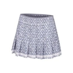 Metallic Ikat Pleated Skirt Women