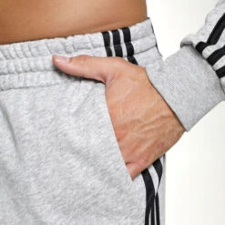 ADIDAS 3 Stripes French Terry Cotton-Touch Training Pants Men -Outlet Sport Shirt N Top Store 17431000 16