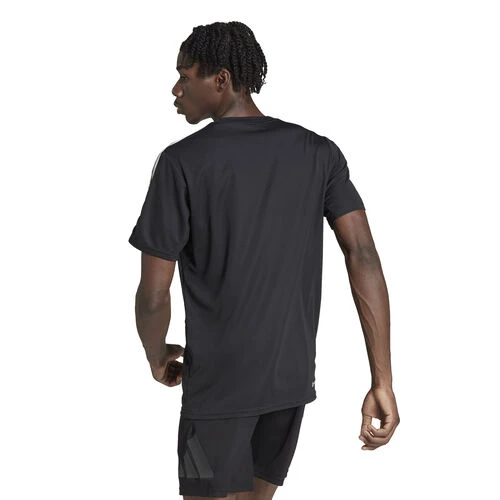 ADIDAS Essentials Train 3-Stripes Training T-Shirt Men 3 ADIDAS Essentials Train 3-Stripes Training T-Shirt Men - Image 3