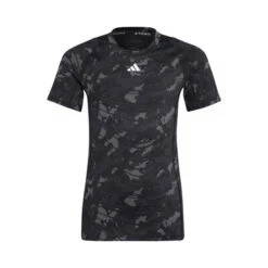 ADIDAS AEROREADY Techfit Camo-Printed T-Shirt Boys