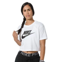 Nike Sportswear Essential Crop T-Shirt Women -Outlet Sport Shirt N Top Store 50312000 10